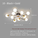 Axyaa Starry Sky Fan Ceiling Lamp: Elegant, Romantic, Silent for Living/Dining/Bedroom