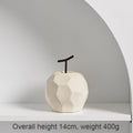 Axyaa Apple Pear Decoration: Simple Ceramic Fruit for Home & Office Décor