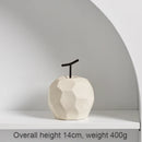 Axyaa Apple Pear Decoration: Simple Ceramic Fruit for Home & Office Décor