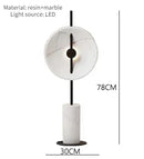 Axyaa Nordic Marble Floor Lamp for Modern Home Decoration