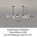 Axyaa Modern LED Ceiling Chandelier for Dining Room Kitchen Bar Lighting