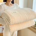 Axyaa Winter King Size Plaid Throw Blanket - Cozy Home Comforter