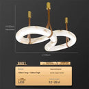 Axyaa Marble Chandelier: Spanish Marble Pendant Lights for Kitchen, Living Room, Loft