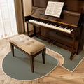 Axyaa Piano Insulation Mat Set Solid Color Irregular Creative Rug Easy Care Rugs