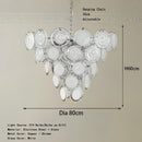 Axyaa Crystal Chandelier Dining Room Luxury Pendant Lamp