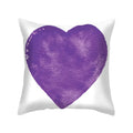 Axyaa Blue Purple Polyester Pillow Case Throw Pillow Cover