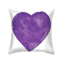Axyaa Blue Purple Polyester Pillow Case Throw Pillow Cover