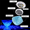 Axyaa Floating Fish Pattern Lights for Bathtubs, Pools, Aquariums & Parties