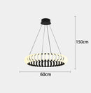 Axyaa Modern Home Decor LED Pendant Chandeliers for Living and Dining Room