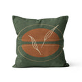 Axyaa Nordic Style Green Linen Pillowcase 45x45cm Modern Decorative Cushion Cover