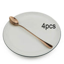 Axyaa Stainless Steel Long Handled Spoon Set