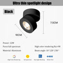 Axyaa LED Surface Mounted Downlight Ceiling Light 10W 12W Bedroom Living Room Spotlight