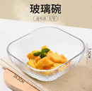 Axyaa 800ml Glass Fruit Plate High Beauty Tea Table Snack Plate