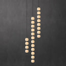 Axyaa LED Staircase Chandeliers for Living Room Pendant Light Lamps
