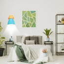 Axyaa Nordic Wood LED Iron Wall Lamp Modern Bedroom Sconce Fixture
