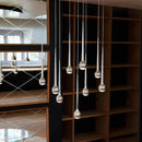 Axyaa Water Drop Pendant Light: Modern Luxury for Staircase, Bar, and Restaurant