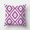 Axyaa Geometric Pattern Polyester Cushion Cover for Sofa Decor or Throw Pillow