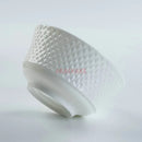 Axyaa Bone Diamond Bowl Set - 4.5 Inch Small Soup and Rice Bowls