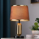 Axyaa Black Gold LED Table Lamp Modern Nordic Design for Home Living Room