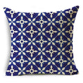 Axyaa Blue & White Porcelain Pattern Pillowcase - Sofa Decor 40cm/45cm/50cm