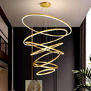 Axyaa Modern Dining Room Chandeliers LED Pendant Ceiling Light for Living Room