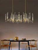 Axyaa LED Crystal Chandelier: Modern Luxury Tree Branch Design for Home Decor