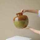 Axyaa Glass Vase: Elegant Décor for Living Room, Hotel Showroom & Home Arrangement