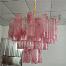 Axyaa French Chandelier with Glass Tube Shades for Luxury Villa Duplex