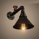 Axyaa Industrial Iron Pipe Wall Lamp for Bedroom, Cafe, and Staircase Lighting Fixtures