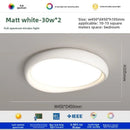 Axyaa Nordic Matte LED Ceiling Lamp for Living Room, Study & Bedroom