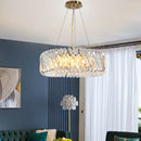 Large Crystal Axyaa LED Chandelier for Living Room & Bedroom Ceiling Lighting