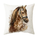 Axyaa Wild Animal Pillow Cover 45*45cm - Decorative Cushion for Living Room, Sofa, Car