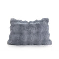 Axyaa Faux Rabbit Fur Pillow Cover for Sofa, Bed, or Chair - Soft, Fluffy, Decorative