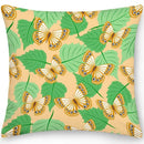 Axyaa Butterfly Flower Cushion Cover - Elegant Home & Office Decor