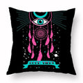 Axyaa Tarot Black Pillowcase 45x45cm for Home Decor and Living Room