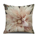 Axyaa Pastoral Floral Cushion Cover: Elegant Linen Home Decor for Sofa, Square Flower Pillow
