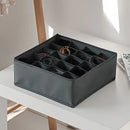 Axyaa Clothing Organizer Box for Underwear Socks Bras Pants Scarves Ties Jeans & more
