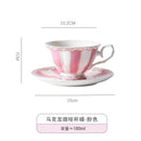 Axyaa Phnom Penh Striped Ceramic Tea Cup Set