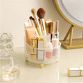 Axyaa 360° Rotating Cosmetic Organizer and Small Items Storage Shelf for Home and Bathroom