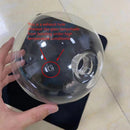 Axyaa Glass Ball Pendant Light: Modern LED Ceiling Lamp for Bedroom, Kitchen, or Dining Room