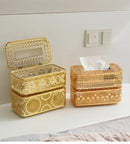 Luxury Golden Tissue Box: Axyaa Nordic Style Creative Home Decor
