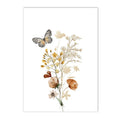 Personalized Wildflower Poster Custom Name Canvas Painting by Axyaa - Baby Kids Living Room Wall Art