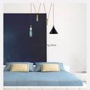 Axyaa Glass Chandelier LED Suspension Lamps for Restaurant, Bar, Bedroom