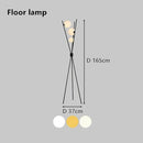 Scandanavian Moon Ball LED Floor Lamp by Axyaa - Nordic Design for Living Room Loft Study