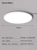 Axyaa Minimalist Rectangular Ceiling Light by Modern Ultrathin Living Room Lamps