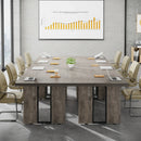 Axyaa 6FT Conference Table: Rectangular Meeting Table for 6 - Boardroom Seminar Table