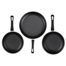 Axyaa 3-Piece Non-Stick Cookware Set - Frying Pan, Skillet, Saucepan