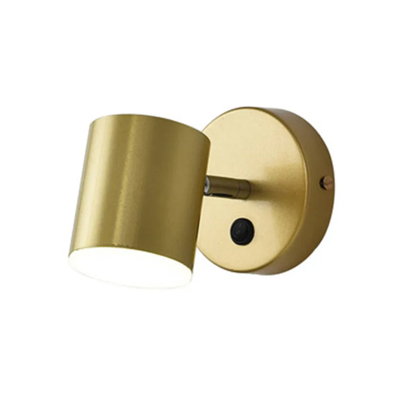 Axyaa Trichromatic Light Wall Lamp: Adjustable Bedside Reading LED Wall Lamp