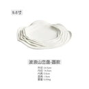 Axyaa Ceramic Art Dish: Hotel Western Food Steak Pasta Plate Kitchen Salad Fruit Plate