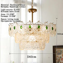 Emerald Green Glass Chandelier for Bedroom and Living Room by Axyaa